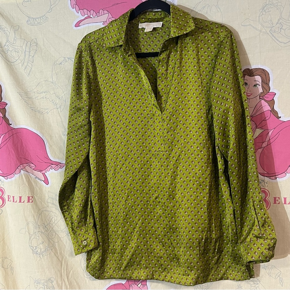 Michael Kors Diamond Print Blouse